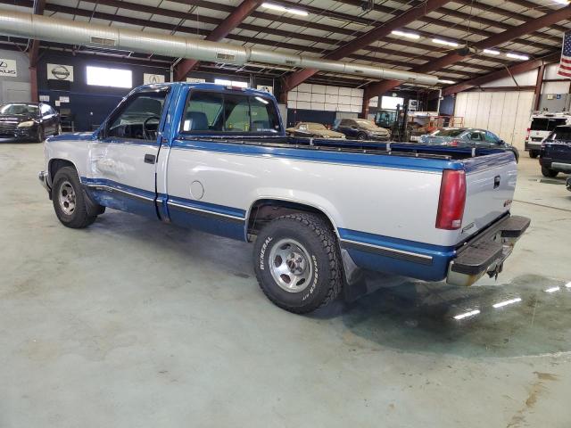 1GTEC14R8VZ509901 - 1997 GMC SIERRA C1500 BLUE photo 2