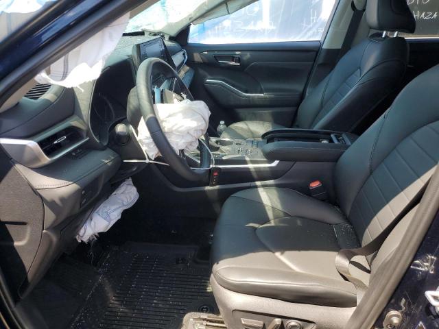 5TDHZRBH2LS511291 - 2020 TOYOTA HIGHLANDER XLE BLUE photo 7