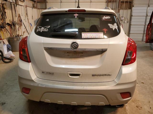 KL4CJCSB6EB588194 - 2014 BUICK ENCORE WHITE photo 6