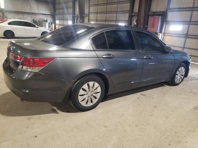 1HGCP2F34CA071854 - 2012 HONDA ACCORD LX GRAY photo 3