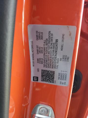 1GCGTDEN1N1114799 - 2022 CHEVROLET COLORADO Z71 ORANGE photo 12