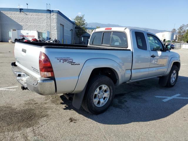 5TETU62N27Z408734 - 2007 TOYOTA TACOMA PRERUNNER ACCESS CAB SILVER photo 3