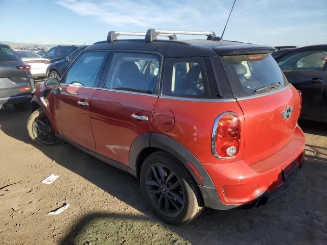 WMWZC3C59DWP21148 - 2013 MINI COOPER S COUNTRYMAN RED photo 2