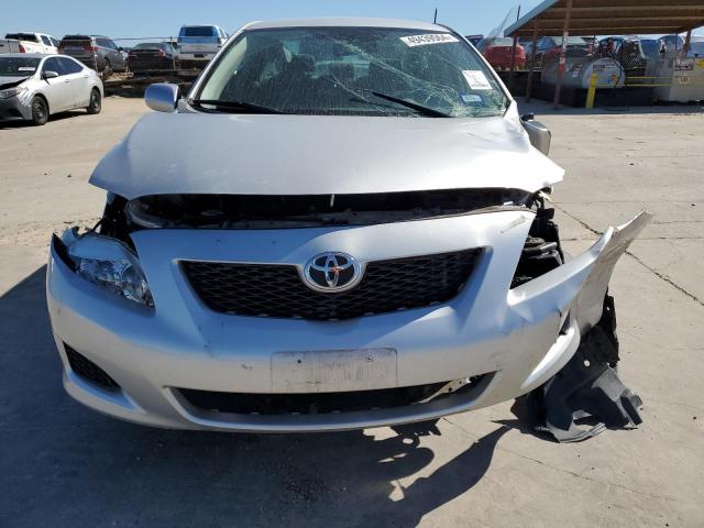 JTDBU4EE9A9098760 - 2010 TOYOTA COROLLA BASE SILVER photo 5