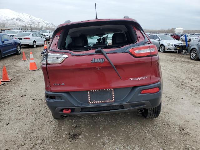 1C4PJMBS6EW310871 - 2014 JEEP CHEROKEE TRAILHAWK RED photo 6