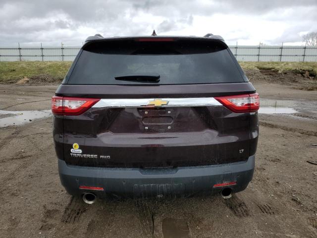 1GNEVGKW8LJ121172 - 2020 CHEVROLET TRAVERSE LT PURPLE photo 6