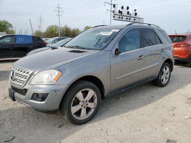 4JGBB8GB3AA557579 - 2010 MERCEDES-BENZ ML 350 4MATIC GRAY photo 1