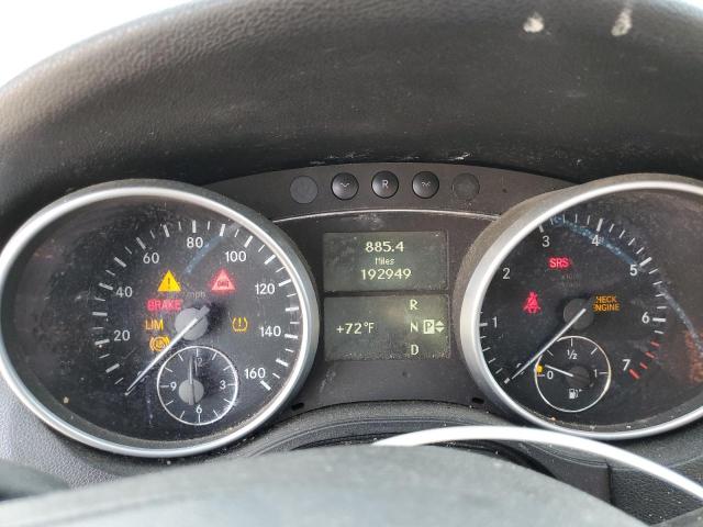 4JGBB8GB3AA557579 - 2010 MERCEDES-BENZ ML 350 4MATIC GRAY photo 9