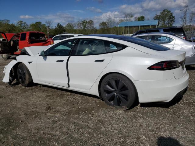 5YJSA1E50PF529363 - 2023 TESLA MODEL S 白色 照片 2