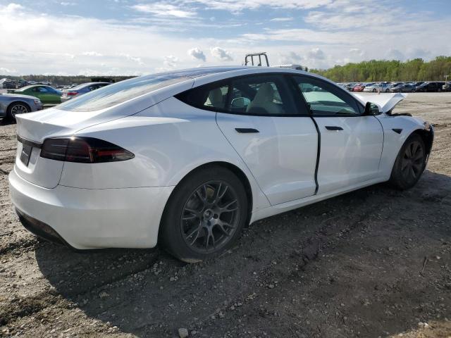 5YJSA1E50PF529363 - 2023 TESLA MODEL S 白色 照片 3