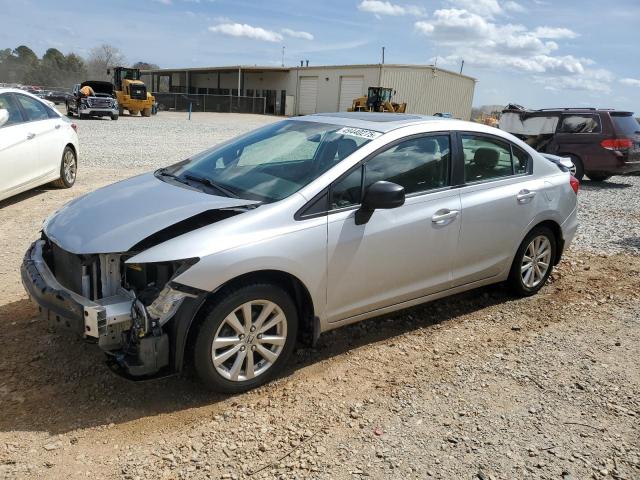 19XFB2F97CE038214 - 2012 HONDA CIVIC EXL SILVER photo 1