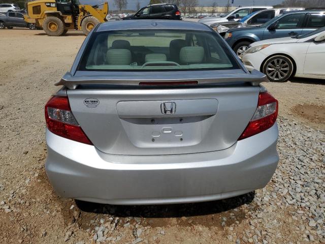 19XFB2F97CE038214 - 2012 HONDA CIVIC EXL SILVER photo 6