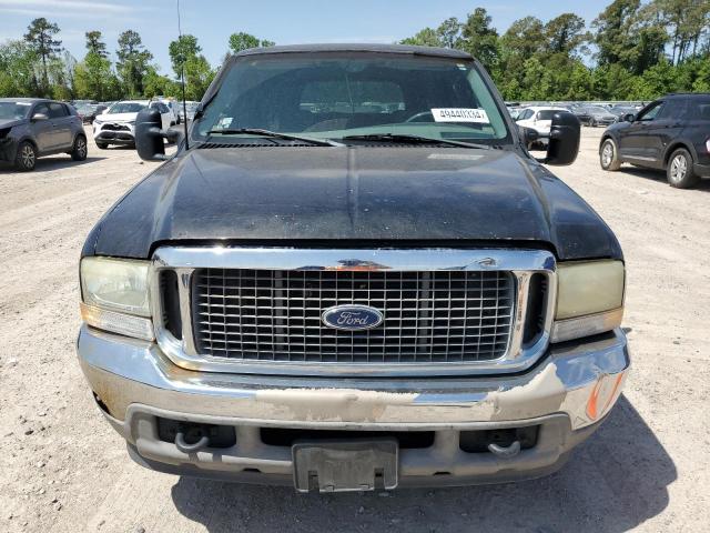 1FMNU40SX2EA14718 - 2002 FORD EXCURSION XLT BLACK photo 5