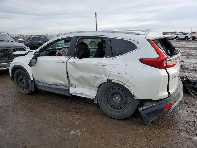 2HKRW2H97JH132469 - 2018 HONDA CR-V TOURING WHITE photo 2