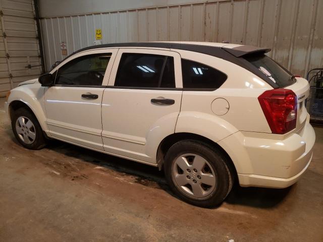 1B3HB28B37D298997 - 2007 DODGE CALIBER WHITE photo 2