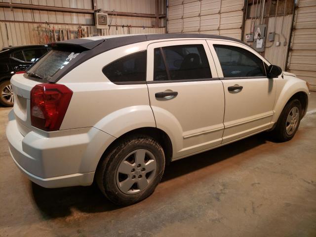 1B3HB28B37D298997 - 2007 DODGE CALIBER WHITE photo 3