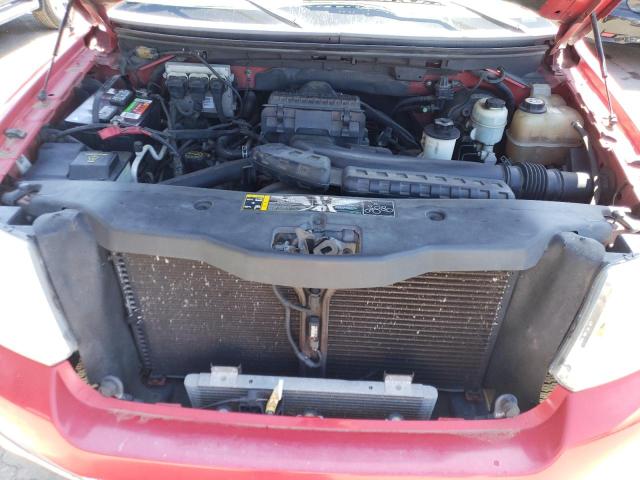 1FTPX12574FA40149 - 2004 FORD F150 RED photo 11