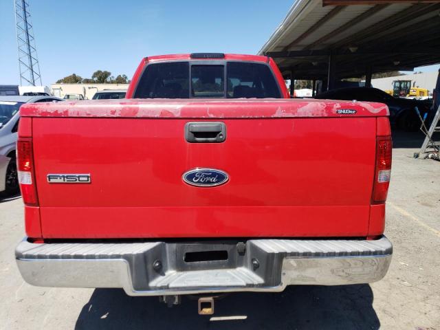 1FTPX12574FA40149 - 2004 FORD F150 RED photo 6