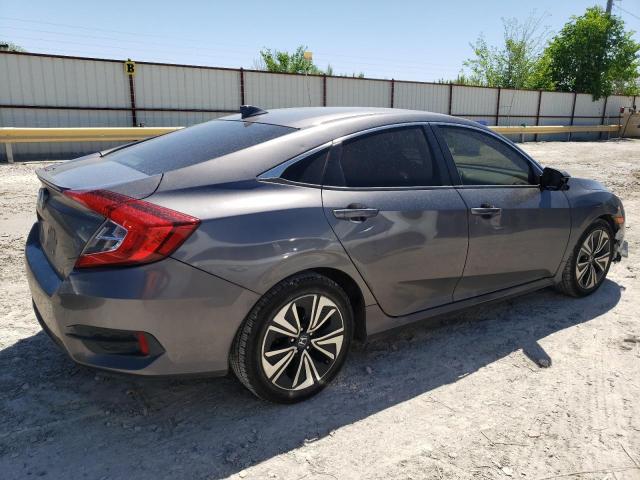 JHMFC1F76JX035662 - 2018 HONDA CIVIC EXL ნაცრისფერი ფოტო 3