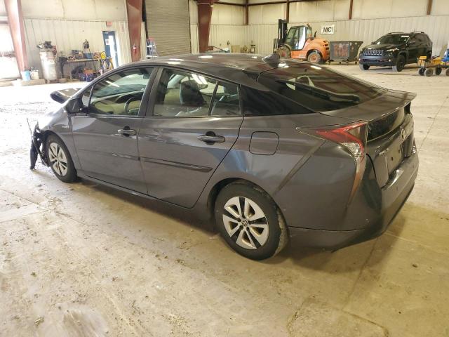 JTDKBRFU5H3048458 - 2017 TOYOTA PRIUS GRAY photo 2