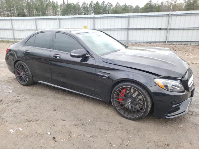 55SWF8HB3HU193401 - 2017 MERCEDES-BENZ C 63 AMG-S BLACK photo 4