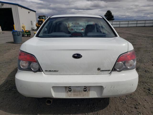 JF1GD67686H504053 - 2006 SUBARU IMPREZA 2.5I WHITE photo 6