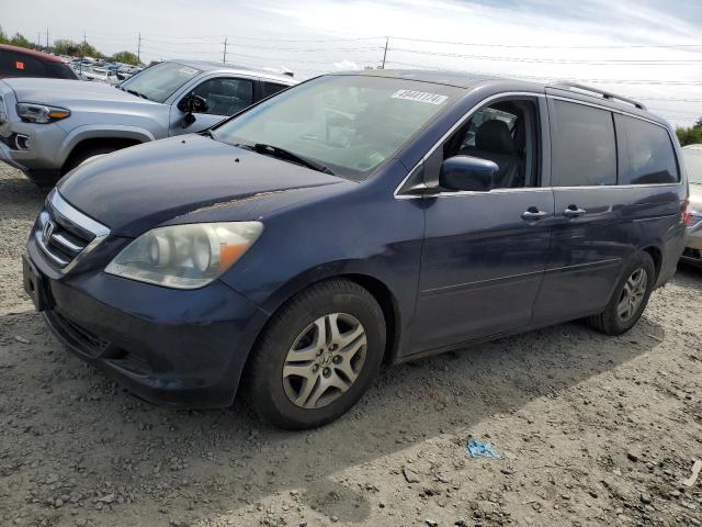 5FNRL38645B120448 - 2005 HONDA ODYSSEY EXL BLUE photo 1