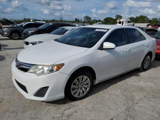 4T1BF1FK7DU237343 - 2013 TOYOTA CAMRY L WHITE photo 1