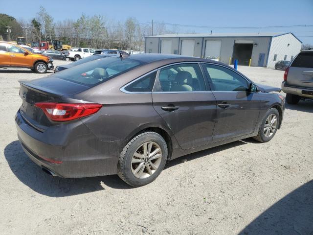 5NPE24AF3FH216477 - 2015 HYUNDAI SONATA SE BROWN photo 3