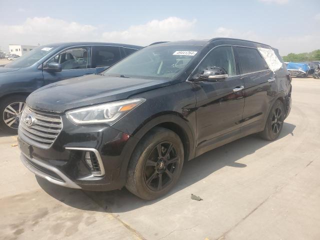 KM8SN4HF4JU285138 - 2018 HYUNDAI SANTA FE SE BLACK photo 1