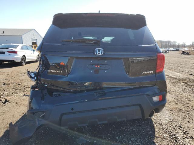 5FNYF8H5XRB018813 - 2024 HONDA PASSPORT EXL BLACK photo 6