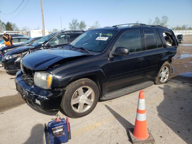 1GNDT13SX82242703 - 2008 CHEVROLET TRAILBLAZE LS BLACK photo 1