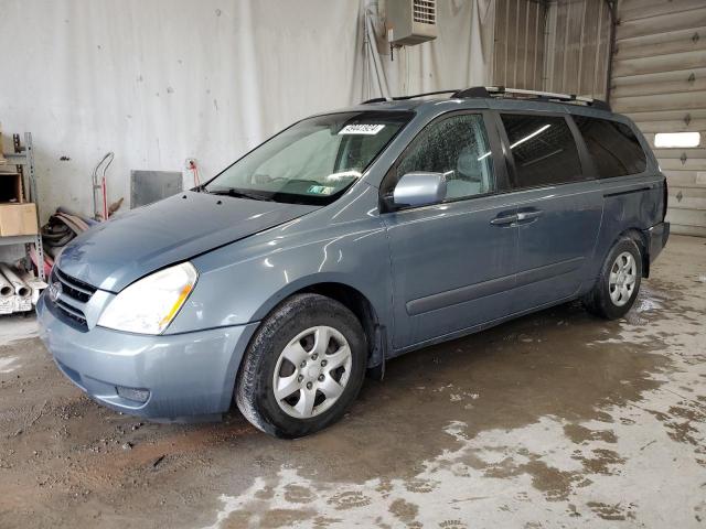 KNDMB233176142104 - 2007 KIA SEDONA EX TURQUOISE photo 1