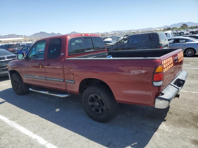 5TBRT34122S278054 - 2002 TOYOTA TUNDRA ACCESS CAB BURGUNDY photo 2