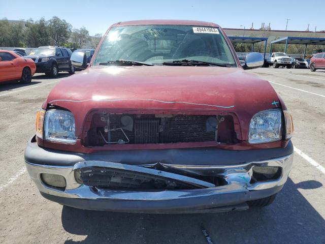 5TBRT34122S278054 - 2002 TOYOTA TUNDRA ACCESS CAB 勃艮第红 照片 5