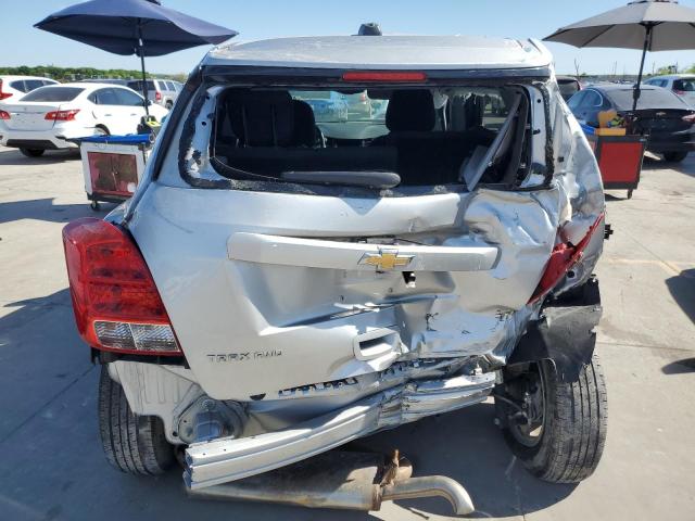 KL7CJNSM8NB503274 - 2022 CHEVROLET TRAX LS SILVER photo 6