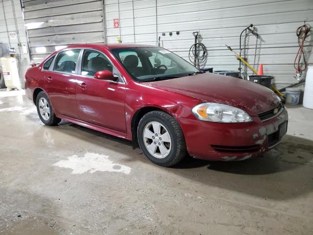 2G1WT57K691138108 - 2009 CHEVROLET IMPALA 1LT RED photo 4