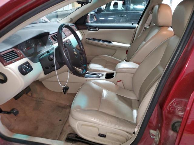 2G1WT57K691138108 - 2009 CHEVROLET IMPALA 1LT RED photo 7