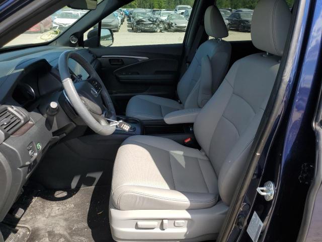 5FNYF8H52NB032327 - 2022 HONDA PASSPORT EXL BLUE photo 7