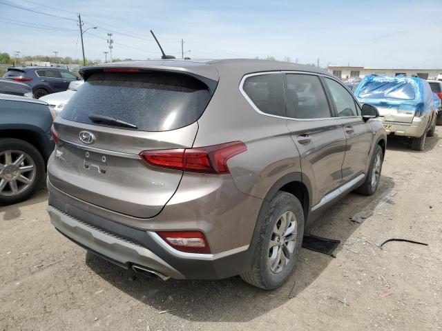 5NMS2CAD7KH012798 - 2019 HYUNDAI SANTA FE SE BROWN photo 3