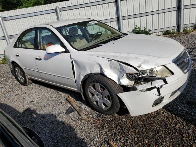 5NPET46C29H489488 - 2009 HYUNDAI SONATA GLS WHITE photo 4