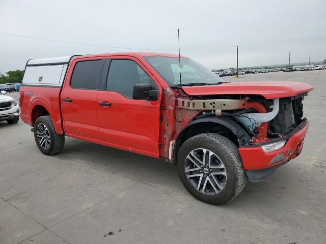 1FTFW1E5XNKF15134 - 2022 FORD F150 SUPERCREW RED photo 4