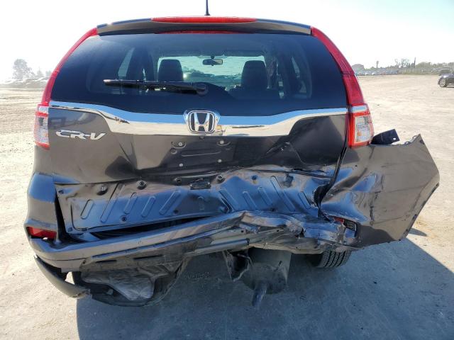 2HKRM3H49GH544059 - 2016 HONDA CR-V SE GRAY photo 6