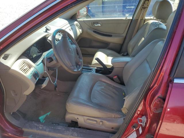 1HGCG16541A014398 - 2001 HONDA ACCORD EX RED photo 7