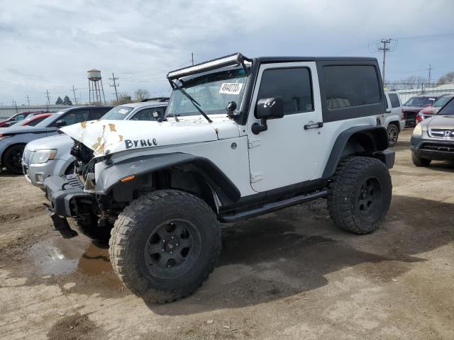 1C4AJWAGXDL623632 - 2013 JEEP WRANGLER SPORT WHITE photo 1