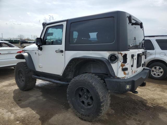 1C4AJWAGXDL623632 - 2013 JEEP WRANGLER SPORT WHITE photo 2