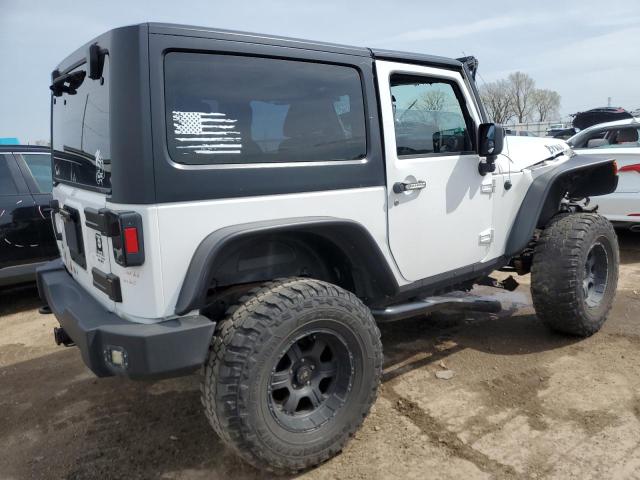 1C4AJWAGXDL623632 - 2013 JEEP WRANGLER SPORT WHITE photo 3