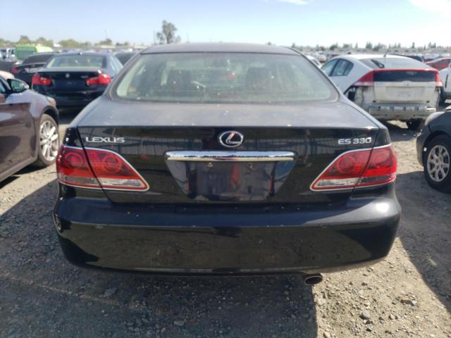 JTHBA30GX65149806 - 2006 LEXUS ES 330 BLACK photo 6