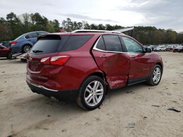 2GNAXYEX2L6266773 - 2020 CHEVROLET EQUINOX PREMIER RED photo 3