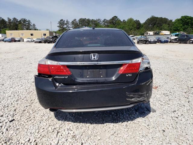 1HGCR3F83DA024215 - 2013 HONDA ACCORD EXL BLACK photo 6